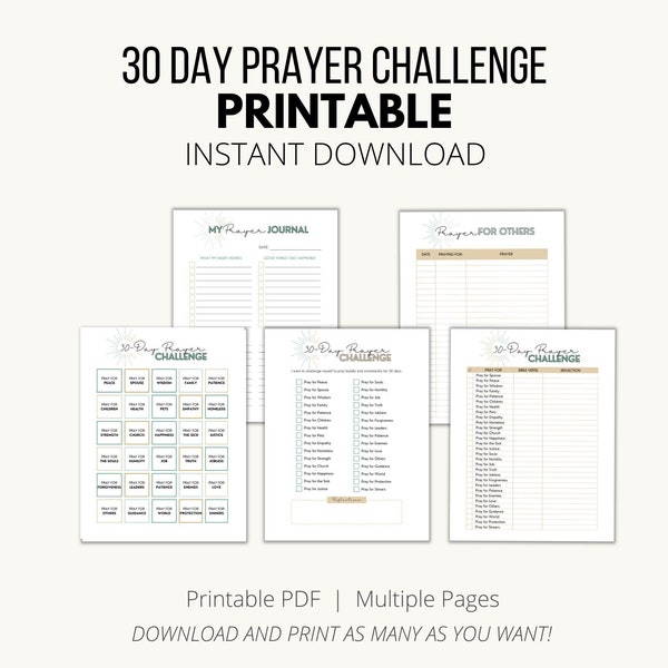 30 Day Prayer Challenge