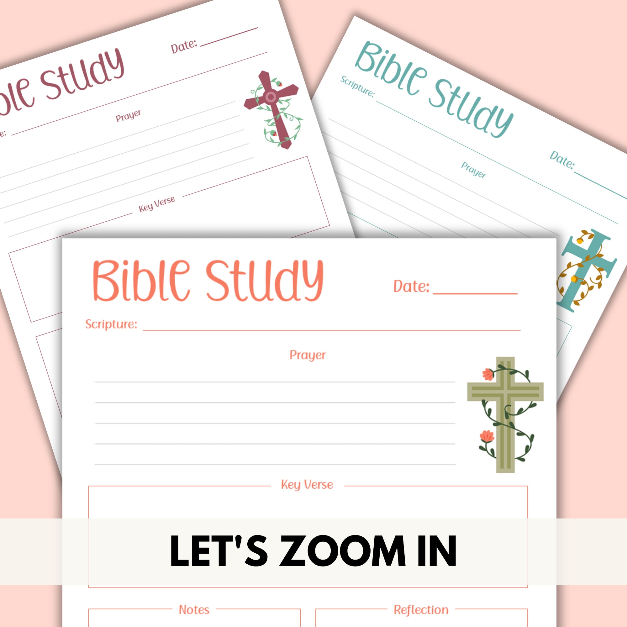 Bible Study Printable - Etsy