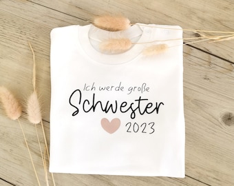 Big Sister | I'm going to be a big sister | Big Sister | sister | Girl | Siblings | Baby | Children's shirt | Pregnancy announcement