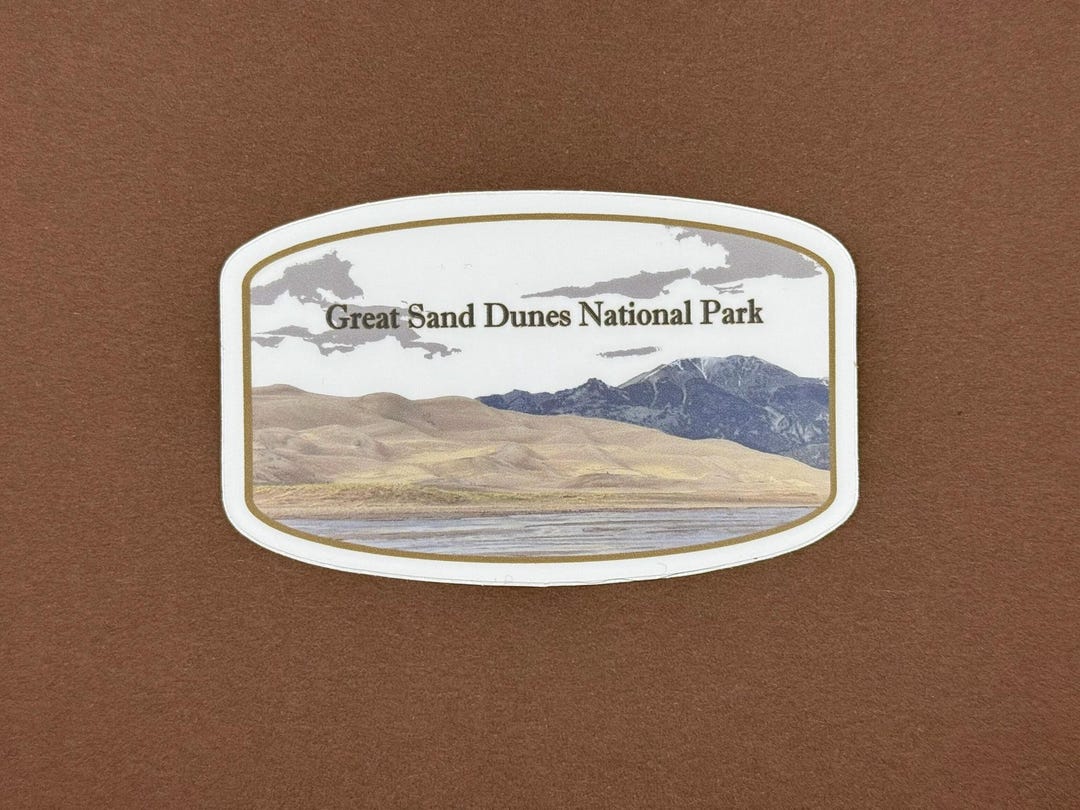 Great Sand Dunes National Park Sticker | National Park Sticker | Water ...