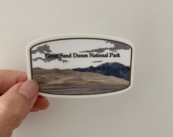 Great Sand Dunes National Park Sticker | National Park Sticker | Water-Resistant Vinyl Sticker