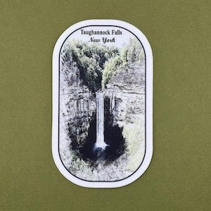 Taughannock Falls NY State Park Sticker |  NY State Park Sticker | Water-Resistant Vinyl Sticker