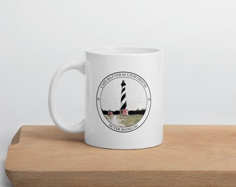 Cape Hatteras Lighthouse Mug | Outer Banks Lighthouse Mug | Ceramic Mug