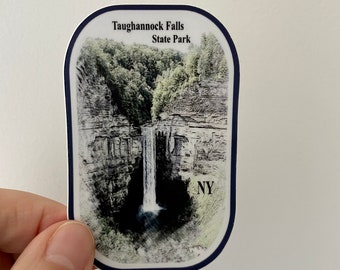 Taughannock Falls NY State Park Sticker |  NY State Park Sticker | Water-Resistant Vinyl Sticker