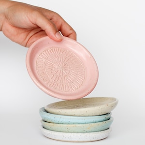 Round garlic grater made of ceramic — choose your color!