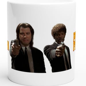 Pulp Fiction coffee mug - Ceramic cup - Morning coffee cup - Vincent and Jules