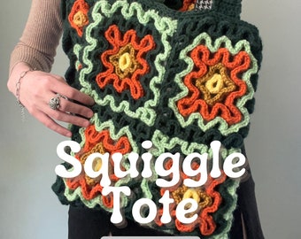 Squiggle Tote Crochet Pattern