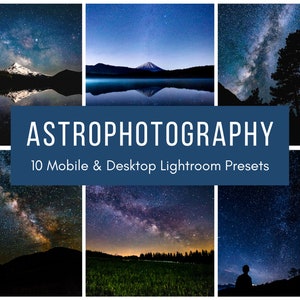 10 astrofotograficznych presetów Lightroom dla urządzeń mobilnych i komputerów stacjonarnych | Filtr astrofotograficzny, preset nocnego nieba, filtr zdjęć gwiazd
