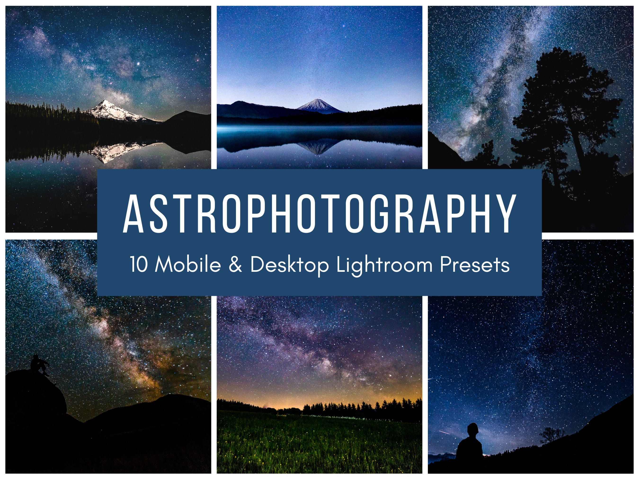 10 Astrophotography Lightroom Presets for Mobile & Desktop | Astrophotography filter, Night Sky Preset, Stars Photo Filter