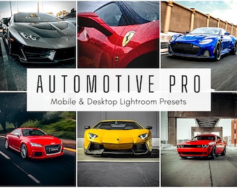 10 Car Lightroom Presets for Mobile and Desktop | Automotive Presets | Vehicle presets | Car Photography | Car Photo Presets