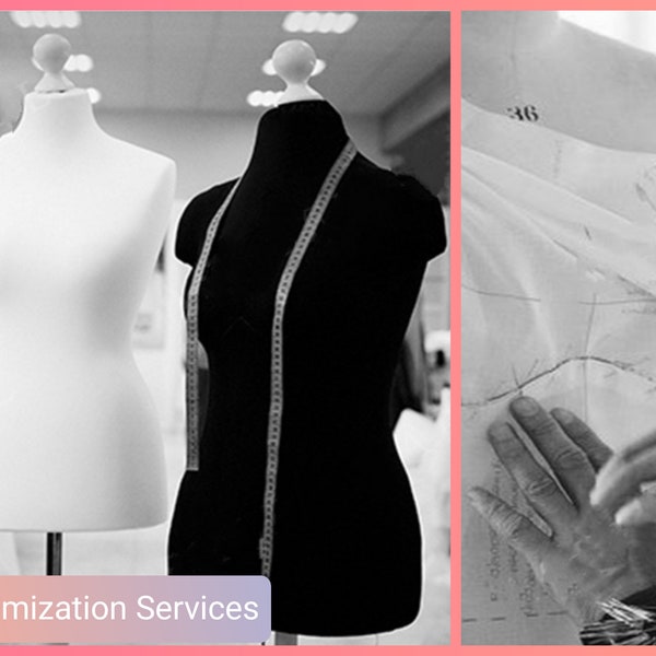 CUSTOMIZATION SERVICES - If the dress you need can be customized, you must add this additional item with your purchase