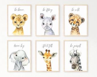 Printable Baby Animal Prints for Nursery Wall Art Decor - Etsy