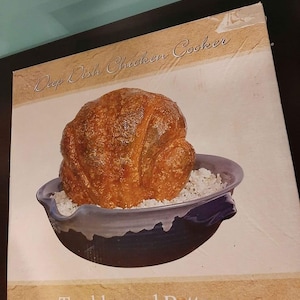 Tumbleweed Pottery Stoneware Collection Deep Dish Chicken Cooker
