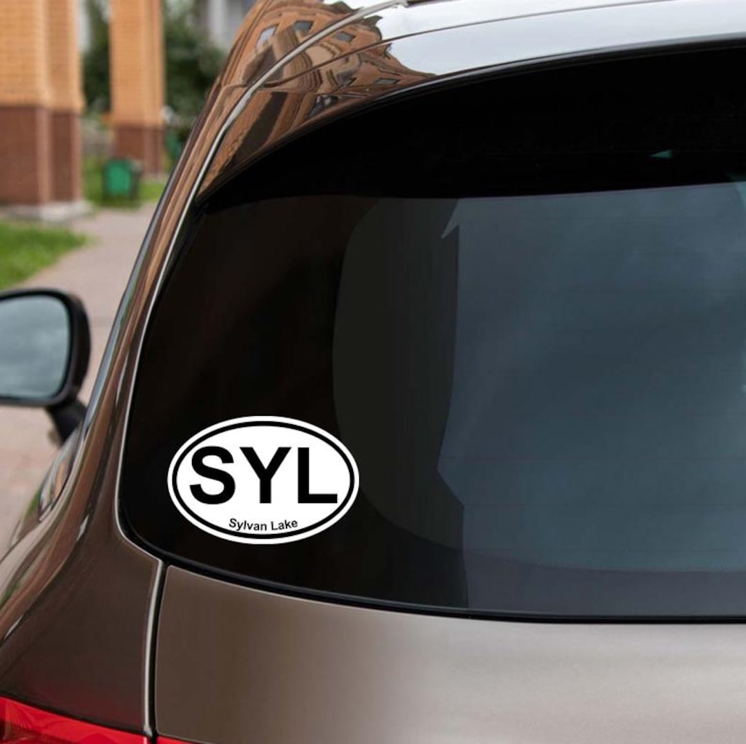 Lake Oval Sticker Car Decal Pond Sticker Custom Wholesale Personalized ...