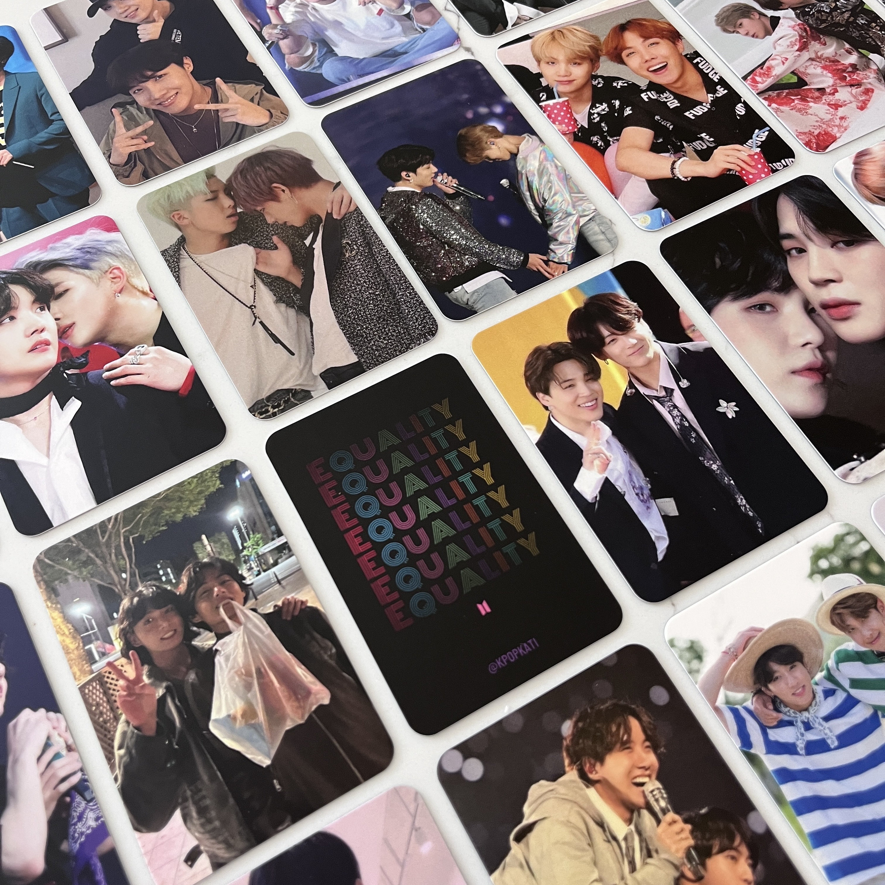 BTS Lucky Draw Photocards - Random Member Pairings Ships Jikook