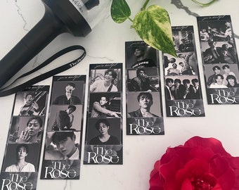 The Rose Photo Strips Woosung Dojoon Jaehyeong Hajoon Korean Band DUAL KPOP Fan Made Filmstrips