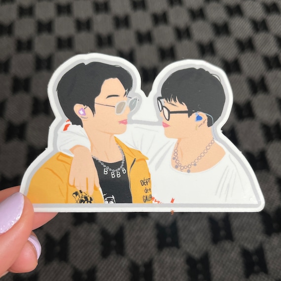 BTS Jikook PTD Las Vegas Sticker - Jimin Jungkook Love Waterproof