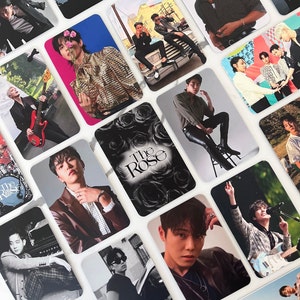 The Rose Lucky Draw Photocards Woosung Dojoon Taegyeom Hajoon Korean Band DUAL KPOP Fan Made Photo Cards