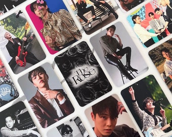 The Rose Lucky Draw Photocards Woosung Dojoon Taegyeom Hajoon Korean Band DUAL KPOP Fan Made Photo Cards