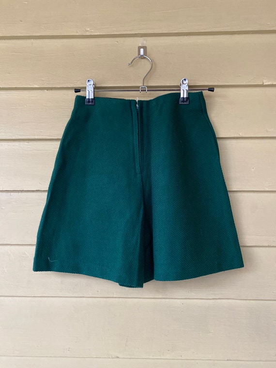 Vintage Ladies Skort 1960s New Old Stock Forest G… - image 2