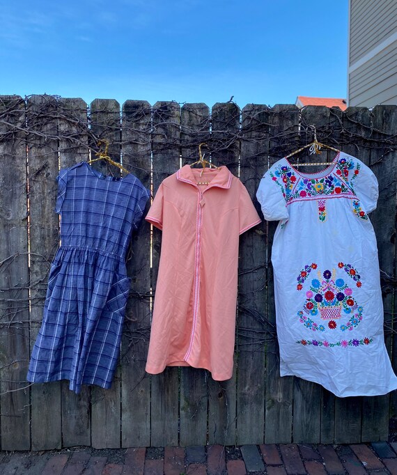 Vintage Summer Dress Lot 1960s 1970s Mid Century Mod … Gem