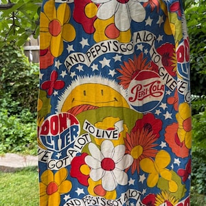 Pepsi Curtains - Etsy