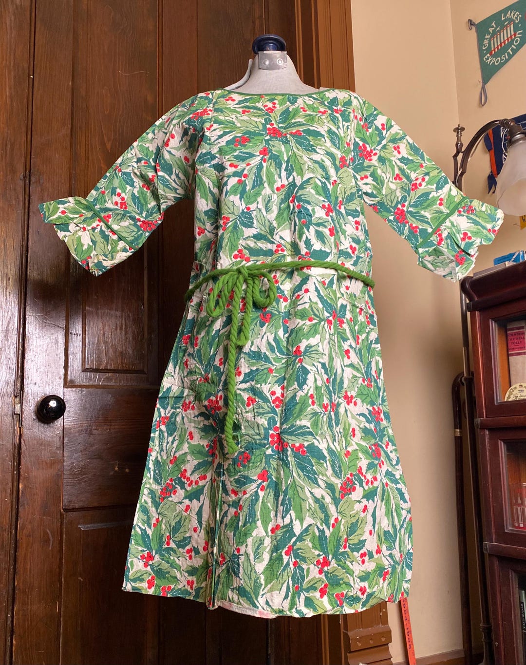 Vintage Rare 1960s Hallmark ‘holly’ Christmas Paper Dress W/ Original ...