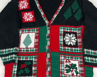 Holiday Cardigan - Etsy