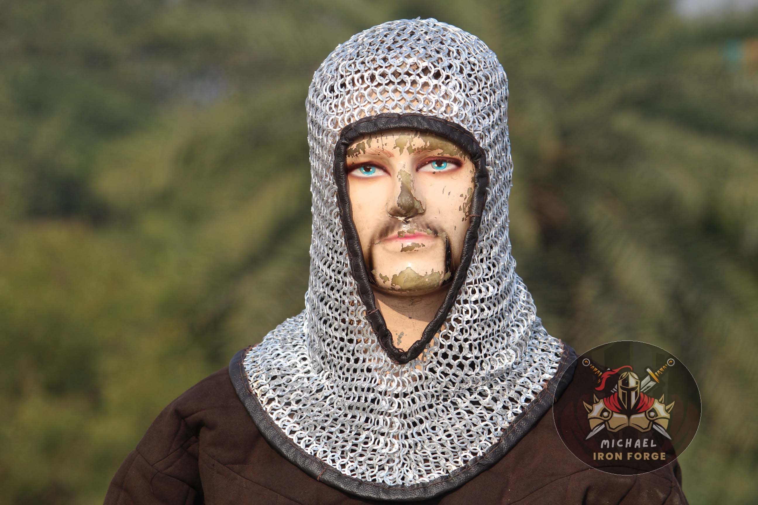 Battle Ready Chain Mail Coif Armor Medieval Inspired Renaissance Faire  Costume Reenactment Zinc Plated Steel Chainmail Head Armor -  Norway