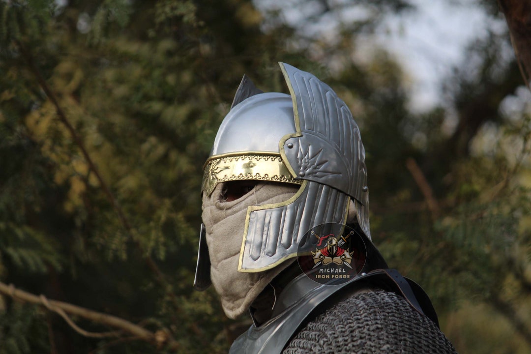 Lord of the Rings Numenorian Infantry Helmet Medieval Helmet Infantry Helmet Fully Wearable Gift