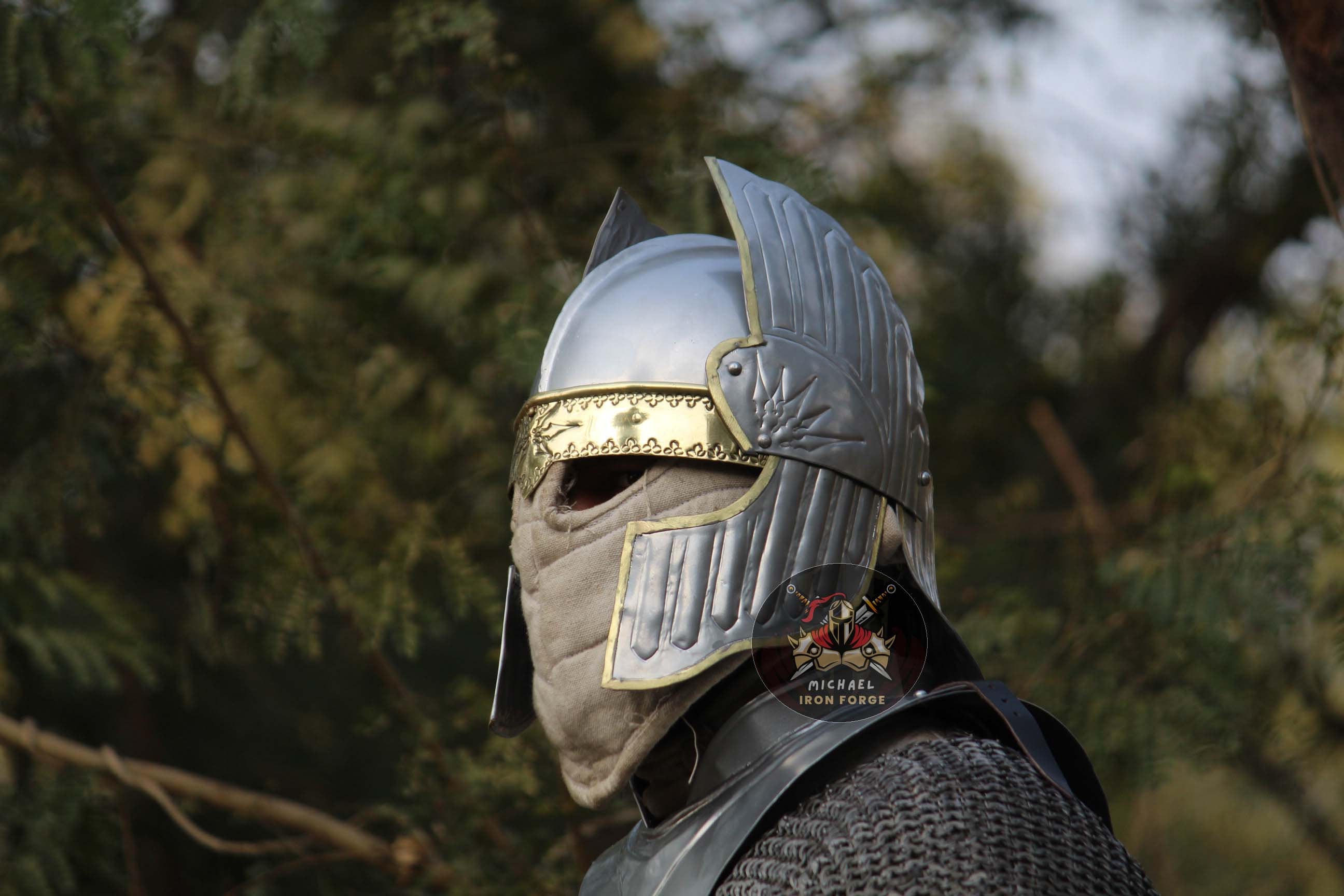 Lord of the Rings Numenorian Infantry Helmet Medieval Helmet Infantry