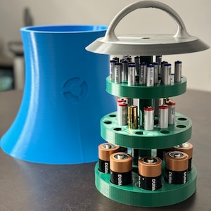 AAA, AA and D Battery Storage