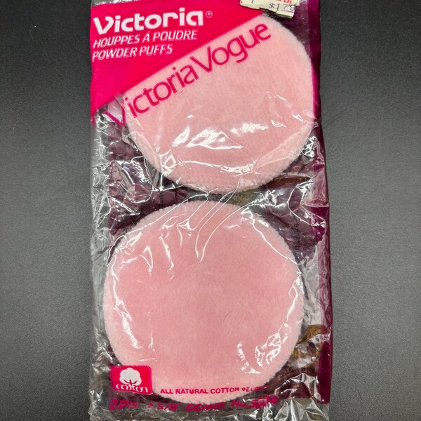 Victoria Vogue powder puffs