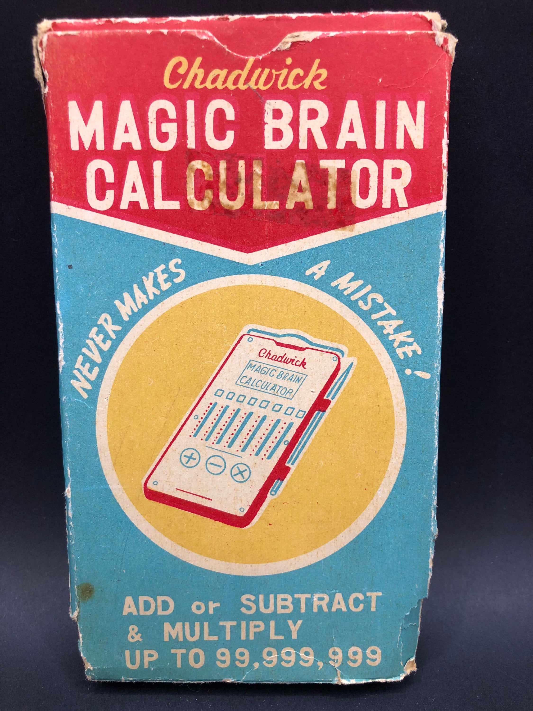 1960s Chadwick Magic Brain Calculator 