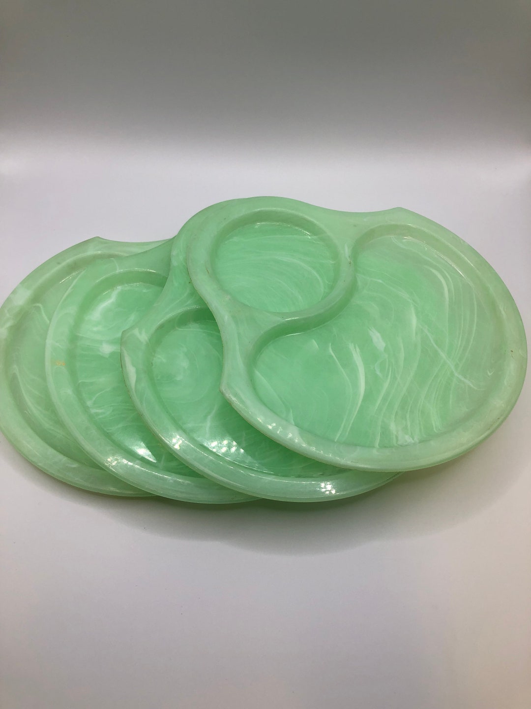 Nudell Plastic Snack Plates Etsy