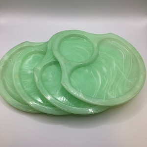 NuDell plastic snack plates