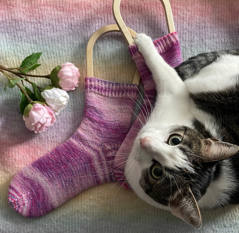 Lily Basic socks, knitting pattern image 2