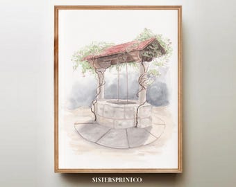 ☆ディズニー　白雪姫　アートギャラリー　願いの井戸☆プリンセス　アート ディズニー 白雪姫と7人の小人 白雪姫の願いの井戸 ディズニーアート