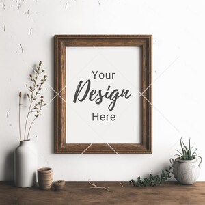 Wooden Frame Mockup, Wood Mockup, Frame Mock, Bundle, Wall Frame Mockup, Poster Mockup, Wooden Mockup, Modern Mockup, Minimalist