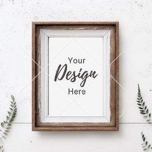 Wooden Frame Mockup, Wood Mockup, Frame Mock, Bundle, Wall Frame Mockup, Poster Mockup, Modern Mockup, Minimalist