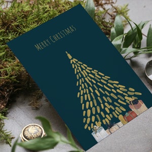 Digitale kerstkaartsjabloon, bewerkbare sjabloon, bewerkbare tekst, Kerstmis, vakantie, winter, seizoenskaart, aanpasbaar, lijst #24
