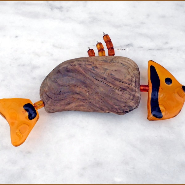 Driftwood Fish,Driftwood Wall Decor, Driftwood and fused glass  Fish wall decor,Fused Glass, Driftwood Fish, Wall decor,Wooden Fish,Design