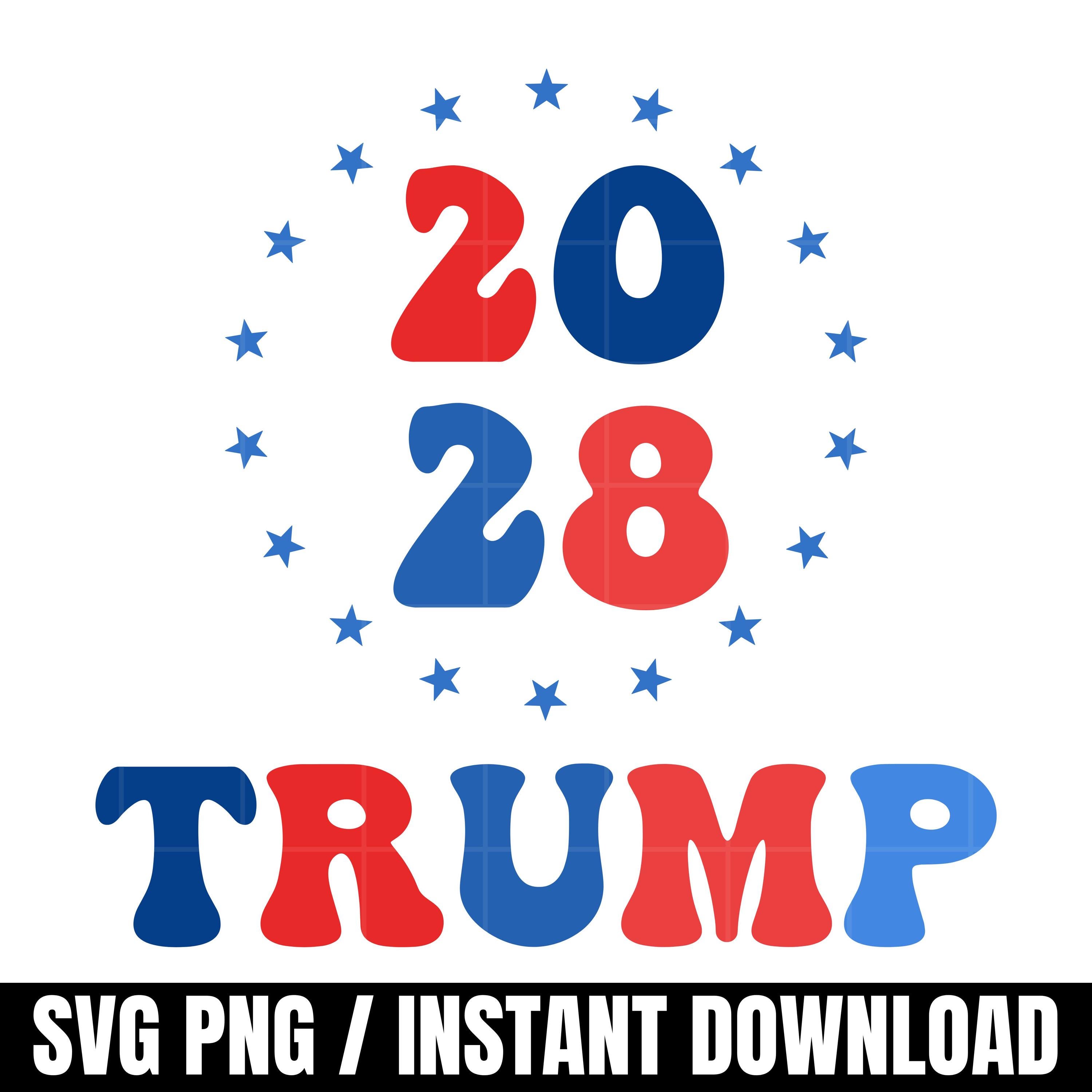 トランプ「Let's Keep It Going 2028」SVG PNG、トランプ大統領選2028