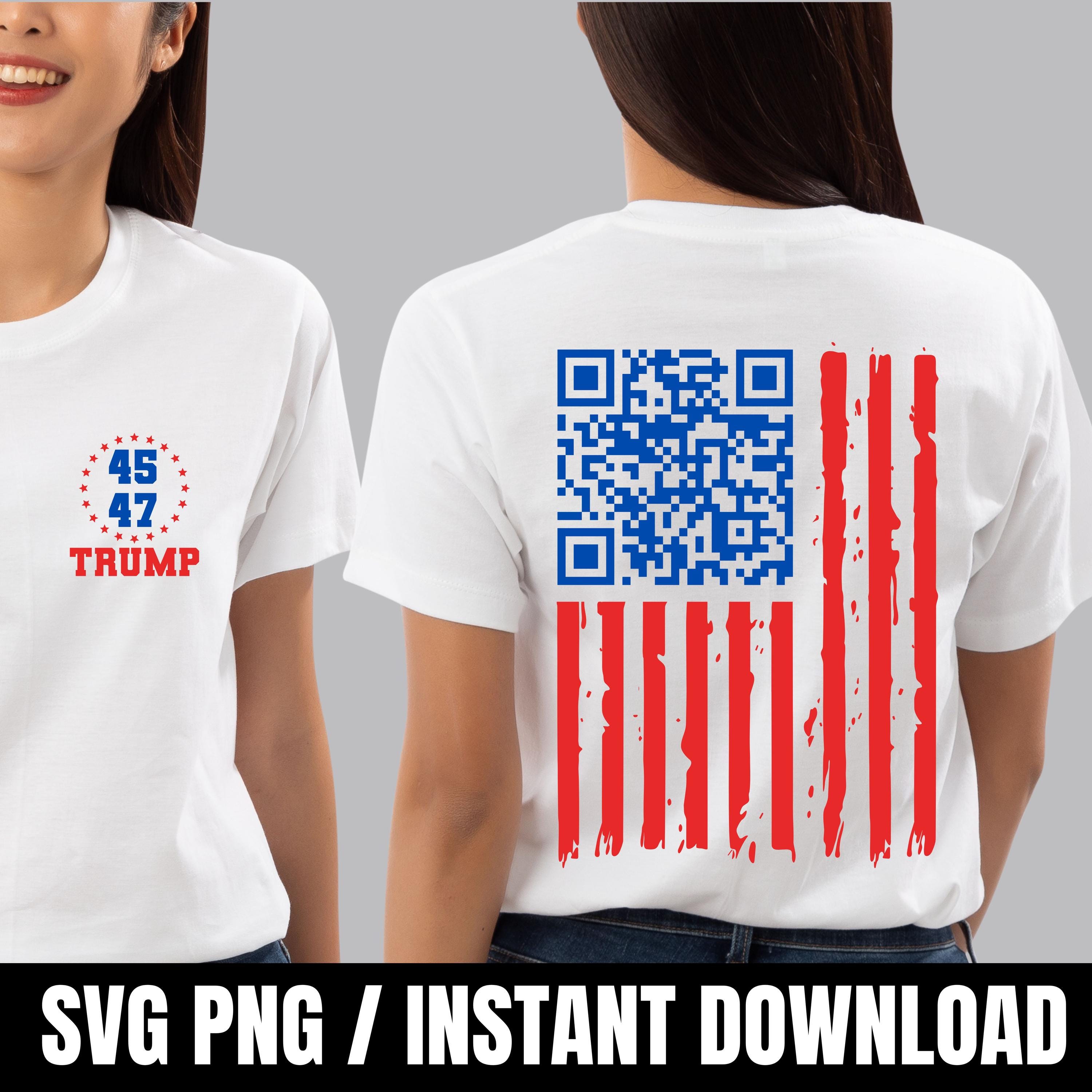 Trump QR Code American Flag Dancing SVG PNG (digital Download) - Etsy