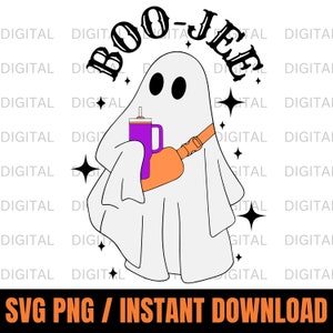 Boo-JEE Svg Png T-shirt, Fall Halloween Inspired SVG Design, Cute ghost Png, funny halloween Svg, digital download, halloween tshirts canada