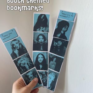 Kaart in Fangirl-kunstenaar Photo Booth-stijl | Boekenlegger | kamerinrichting