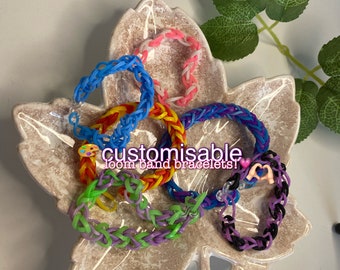 Customisable Loom band bracelets | Cute | Present | Preppy | Trending