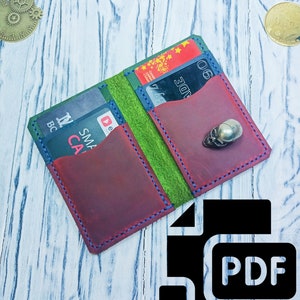 Vertical Bifold ,Digital ,Pattern, PDF, HandMade, Gentlmen