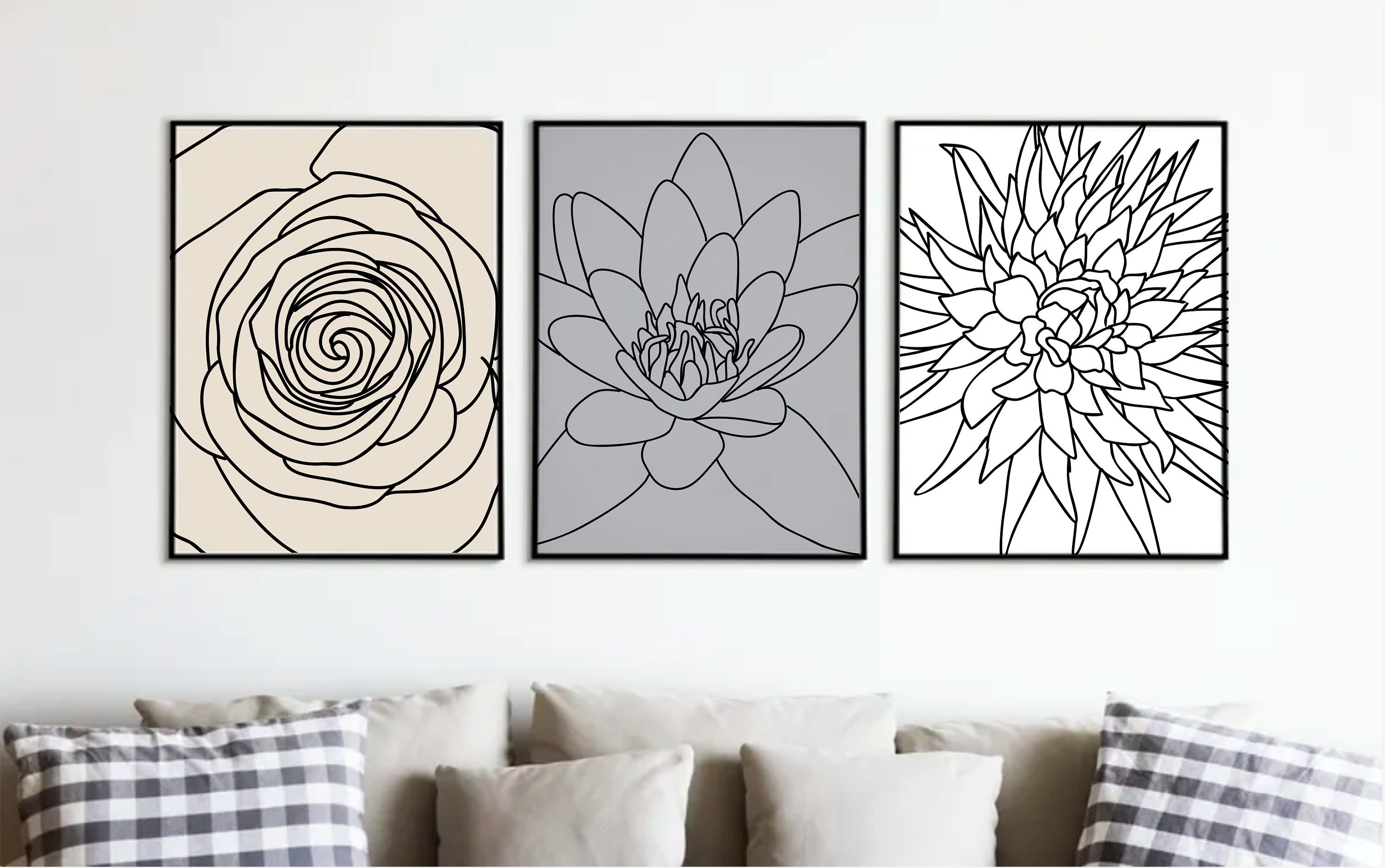 Birth Month Flowers SVG Bundle, Flower SVG, Botanical Clipart, Birthday