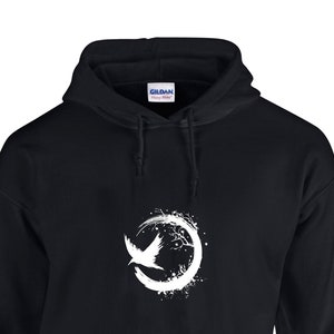 ARTISTIC HOODIE, BIRD Hoodie, Experience the Beauty Of Nature with Our Stencil Art Hoodie - Perfect For Art And Nature Enthusiasts